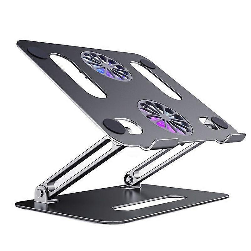 Notebook Cooling Stand, Colour: Gray with Type-C Cable Gray with Type-C Cable