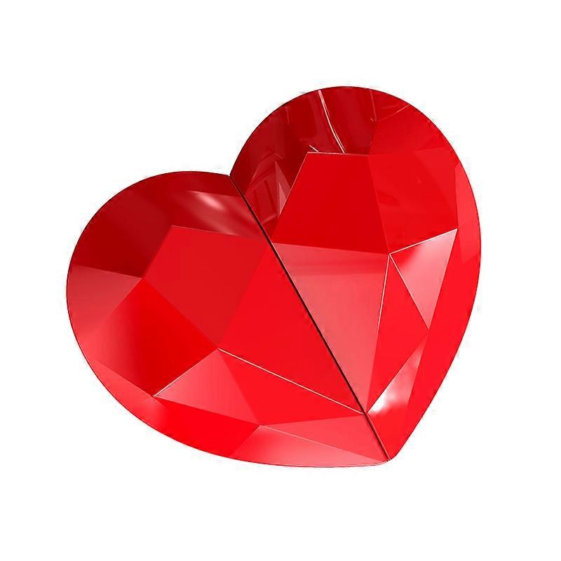 i6 Touch Control متوافقة مع بلوتوث 5.3 سماعات TWS مع علبة شحن على شكل قلب أحمر