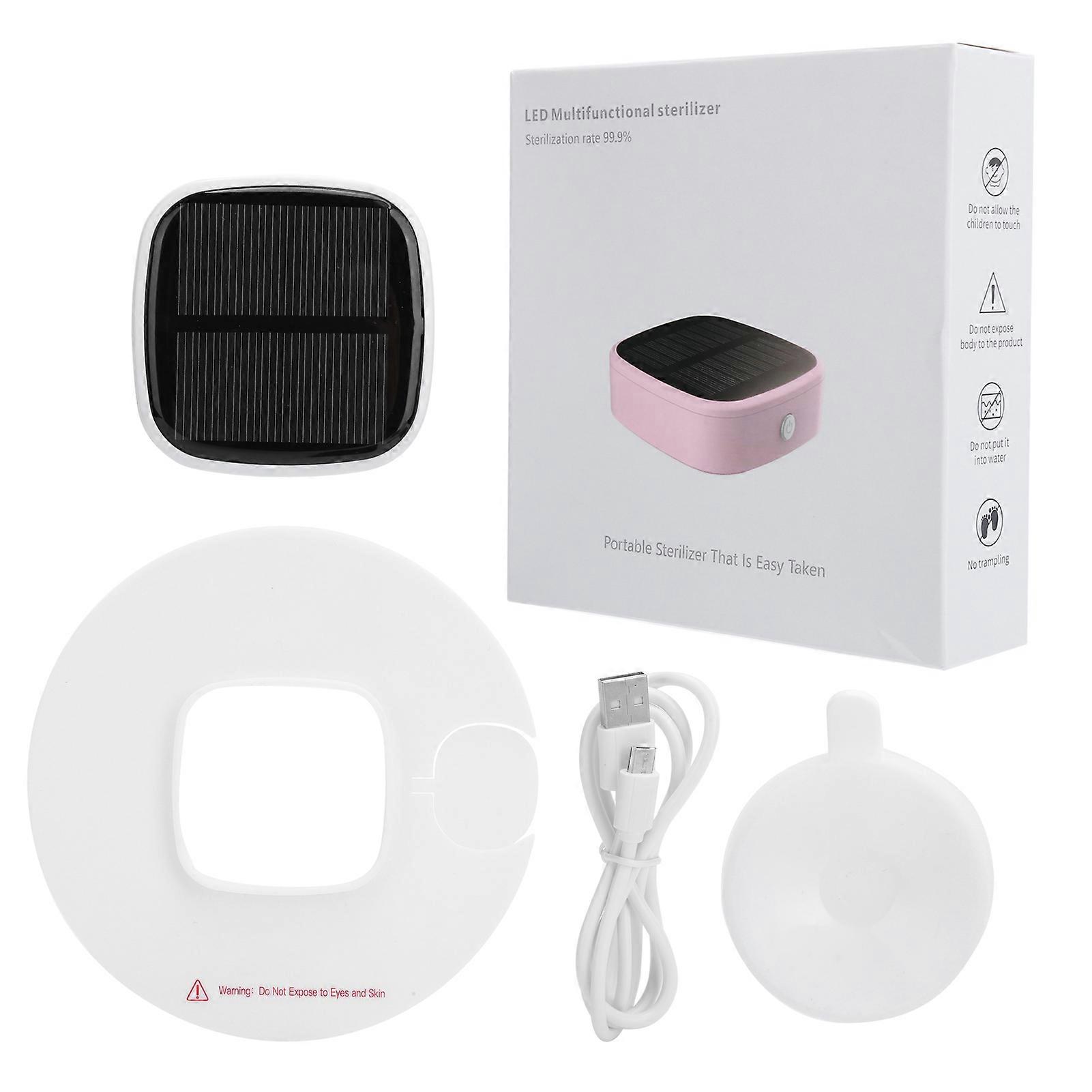 UVC LED Cleaner Multifunction Portable Solar Power Odor Removal Cleaning Machine