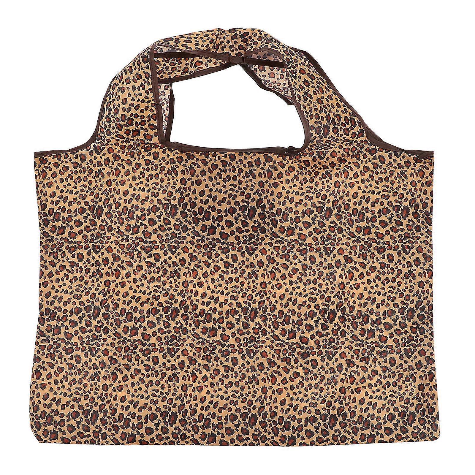 Leopard Handbag Simple Single-shoulder Casual Bag Oxford Fabric 1Pack