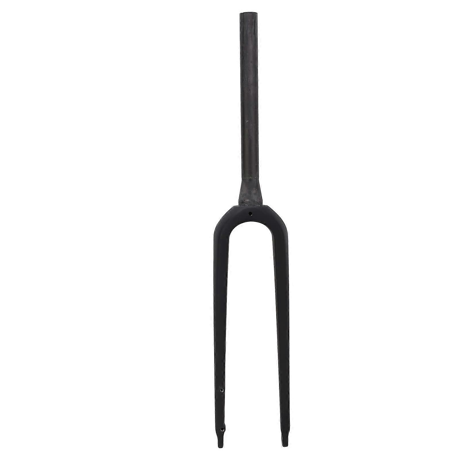 Carbon Bicycle Front Fork - Matte Black Fibre Gravel Fork for Mountain Bikes, Disc Brake Compatible, Internal Cable Routing