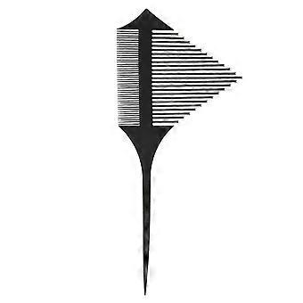 Haarfärben Hervorheben Kamm Home Salon Weben Schneiden Schwanz Kamm Styling Werkzeug zum Färben der Haare SchwarzYMMR)