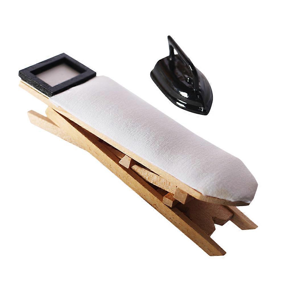 Mini Ironing Table Set for Dollhouse Decor – Safe Materials, Creative Design, Hands On Skills Development