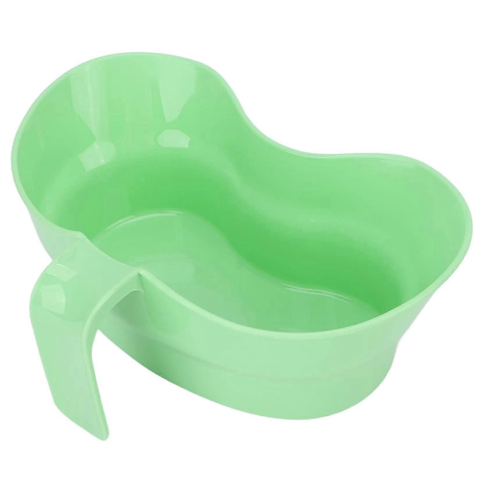 900 ml Plastic Spit Cup Poop Bucket with Large Opening and Hanging Handle for Elderly and Bedridden Patients