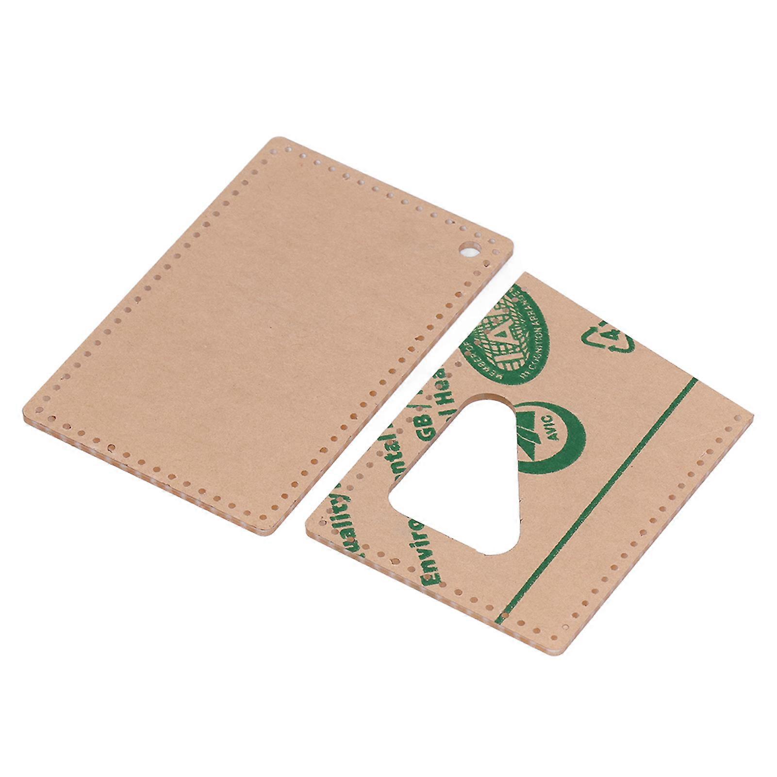 Acrylic Template DIY Hand Cut Paper Grid Template Leather Access Control ID Card Holder
