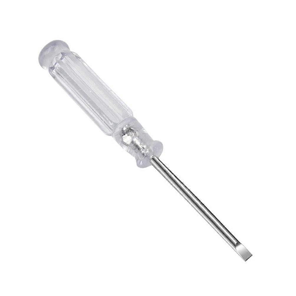 Mini Screwdriver 95mm Clear Crystal Manual Tool Flat Head Screwdriver Mini Screwdriver Set for Electronics