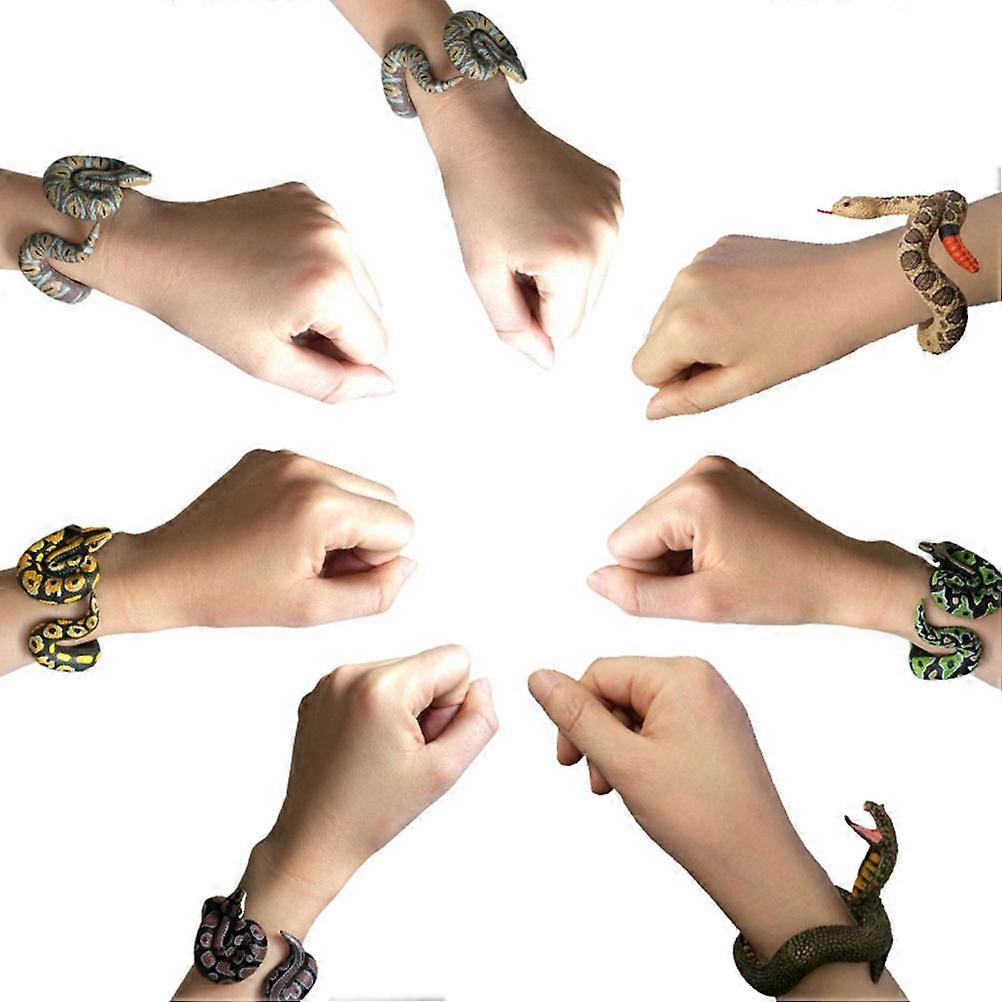 Realistic Simulation Snake Bracelet Made of PVC for Halloween Party Use 6 Inches