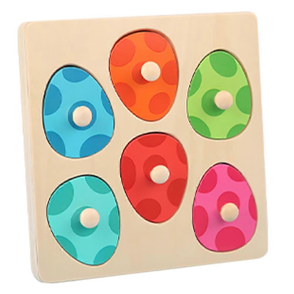 Eggs Toys For Toddlers Jigsaw Toy Playtime Hand-Eye Coordination Synthetic Material 1Set