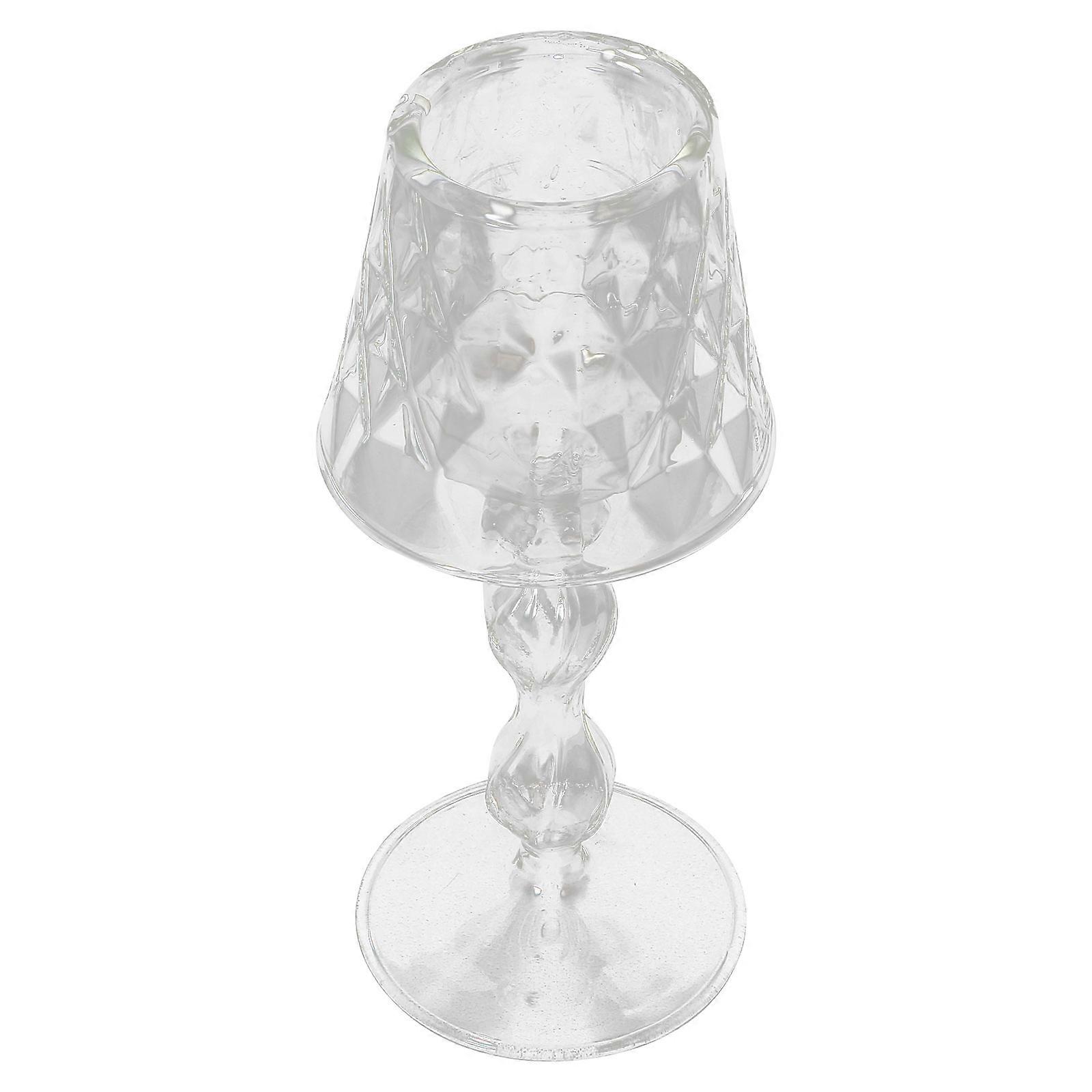 Transparent Glass Candle Holder for Decoration Use Beautiful and Practical Home Accent