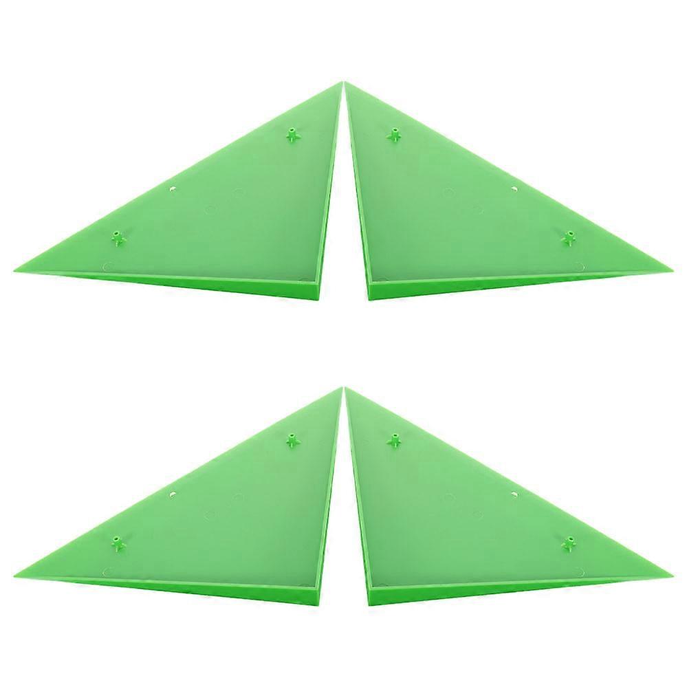 Foosball Table Replacement Edge Protectors Durable Material For Casual Players Green 32.50X23.00X2.00CM Edge Protection 4Pcs