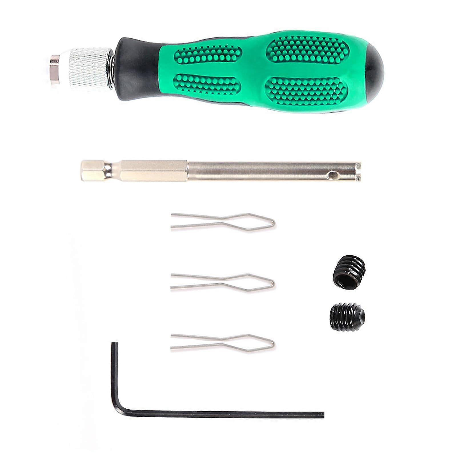 Bicycle spoke wrench tool, bicycle spoke nipple screwdriver, spoke lacing tool for various bike models, batch handle