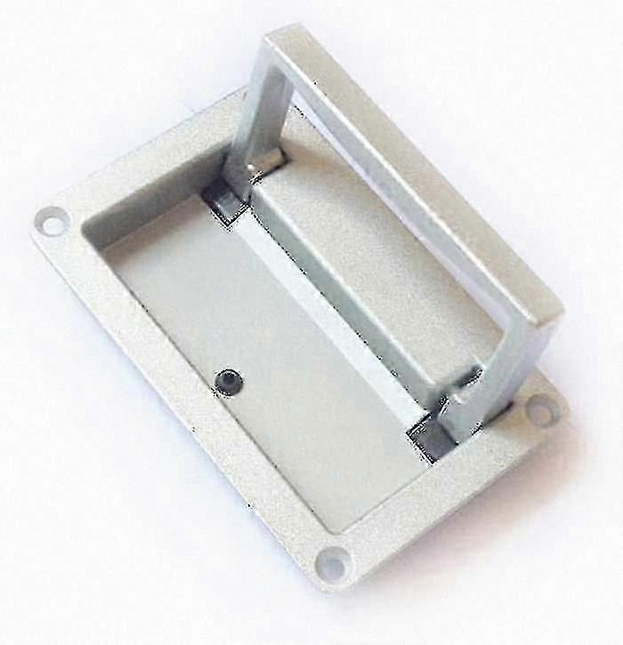 Recessed Flush Sliding Pull Handle for Doors and Drawers, 95mm x 60mm, Modern Design for Easy Carry and Access