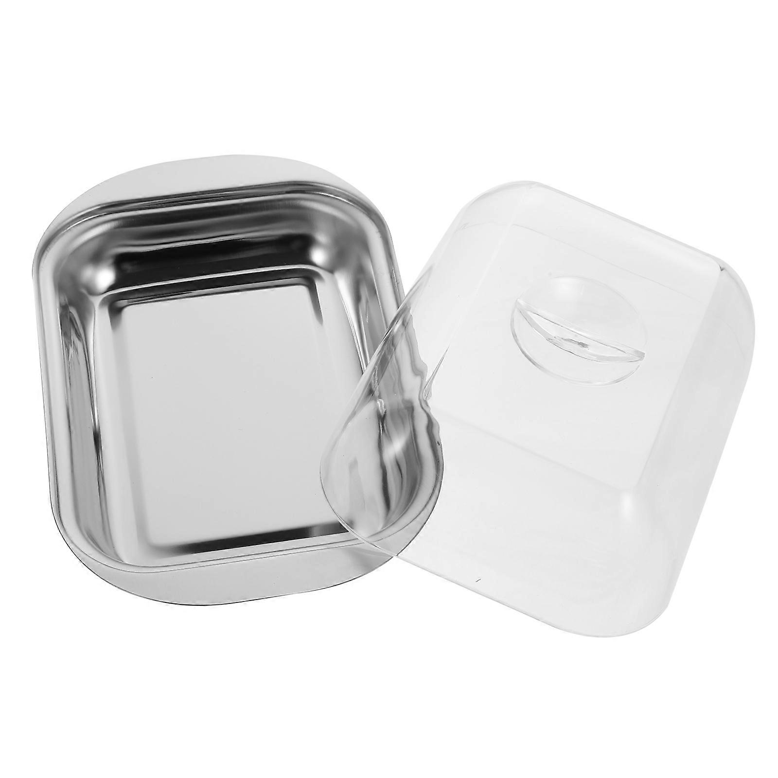 Butter Plate With Lid 1Pack Household Butter Box For Tableware Elegant Design Assorted Color Butter Storage