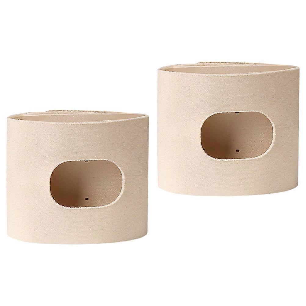 Beige Wrist Brace for Sports Made of Chinlon and Elastic Fibers Breathable Lightweight and Stretchy