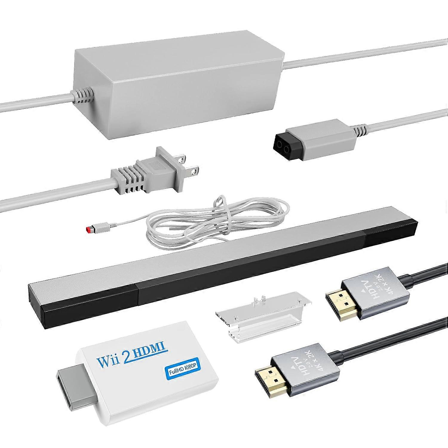 4 in 1 Wii Wired Motion Sensor Bar, Wii to HDMI