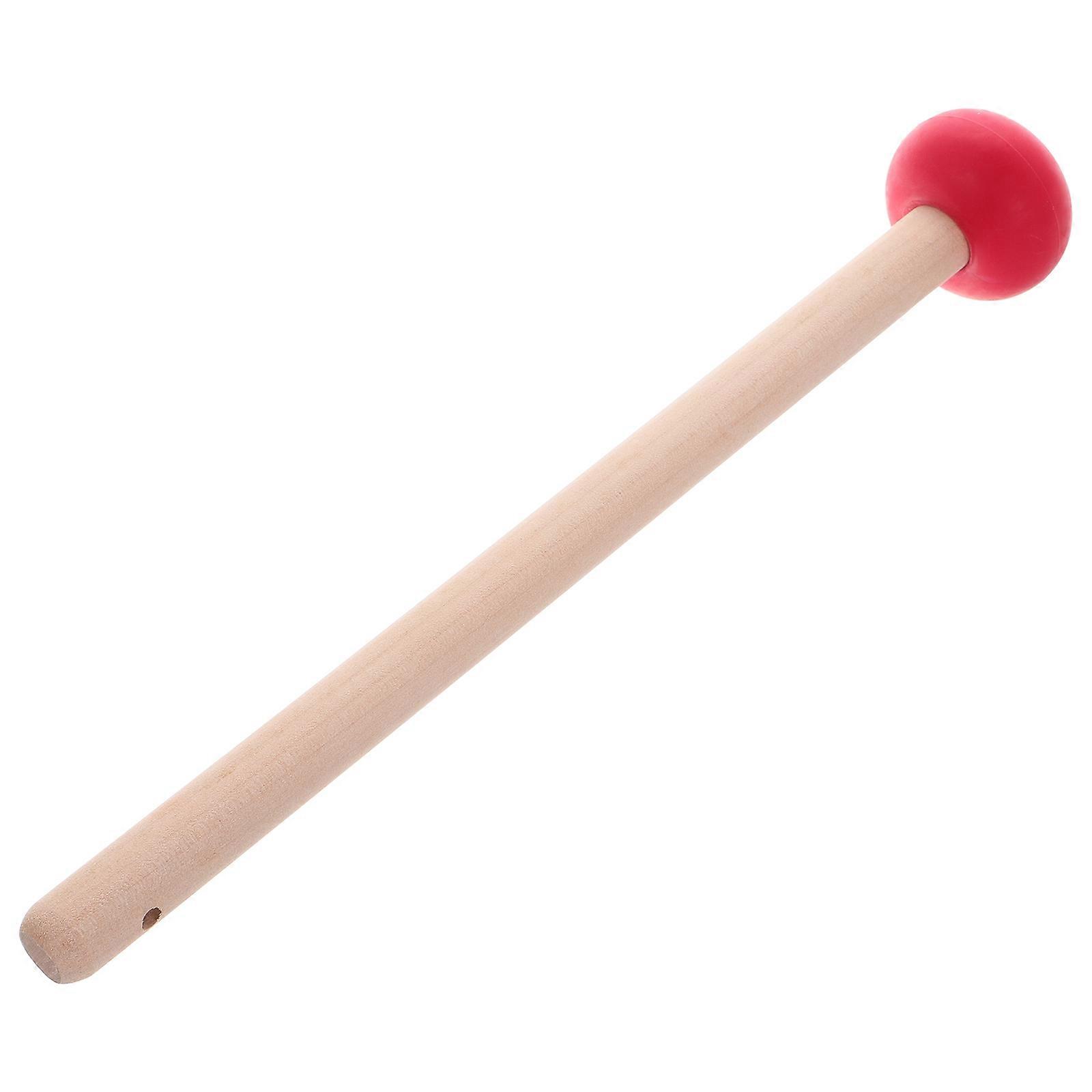 Wooden Drum Mallet with Rubber Tip for Gongs, Xylophones, and Chimes – Lightweight, Durable, Ergonomic Design for Precision Striking