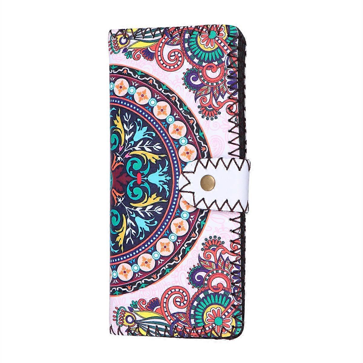 Ethnic Style Wallet Organizer For Women Rectangular Phone Storage 1Pcs