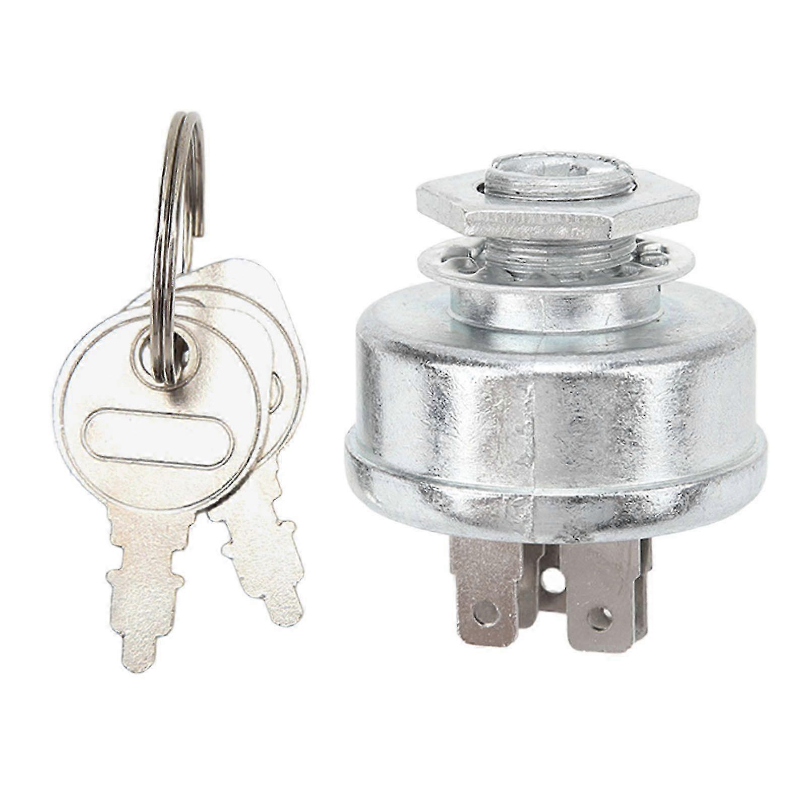 Control Ignition Starter for Lawn Mowers, Rust Resistant Ignition Lock Suitable for Various Brands 44745