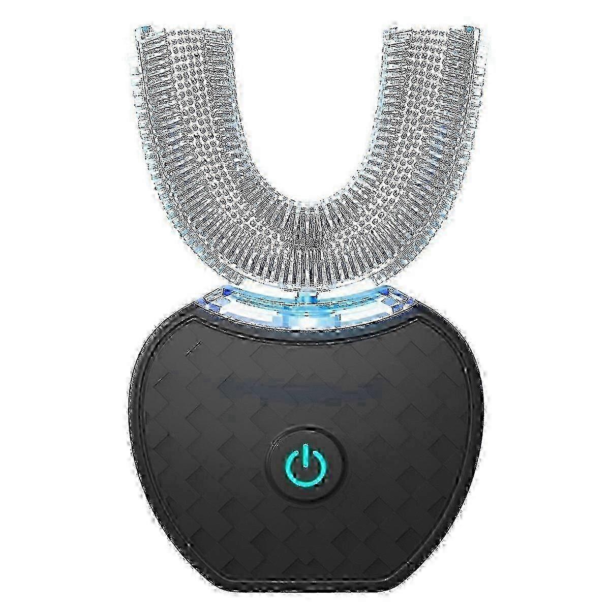 Ultrasonic Electric Toothbrush, Smart Automatic Toothbrush U-Shape Full Mouth 360 Degree Clean Teeth Whitening & Gum Care