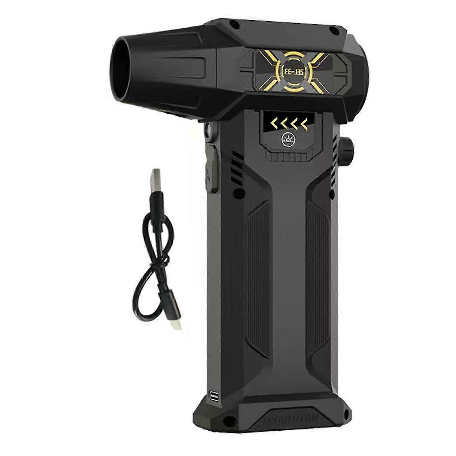 منفضة هواء AC-27، منفضة هواء كهربائية مُحسّنة بسرعة 130,000 دورة في الدقيقة، منفاخ هواء لمجفف السيارة، منفضة هواء عالية الطاقة للاستخدام الخارجي في أجهزة الكمبيوتر