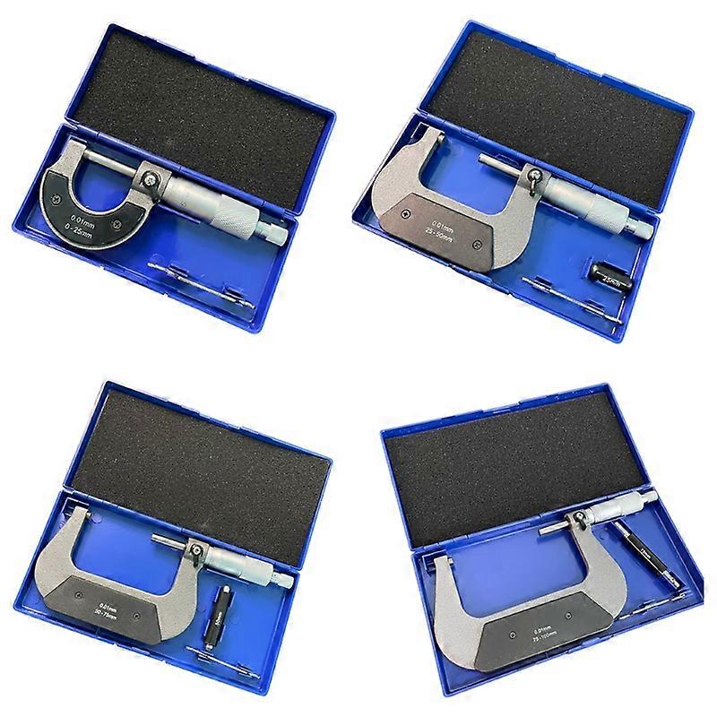 Industrial Outdoor Micrometer 75-100mm 0-25mm 25-50mm 50-75mm Waterproof
