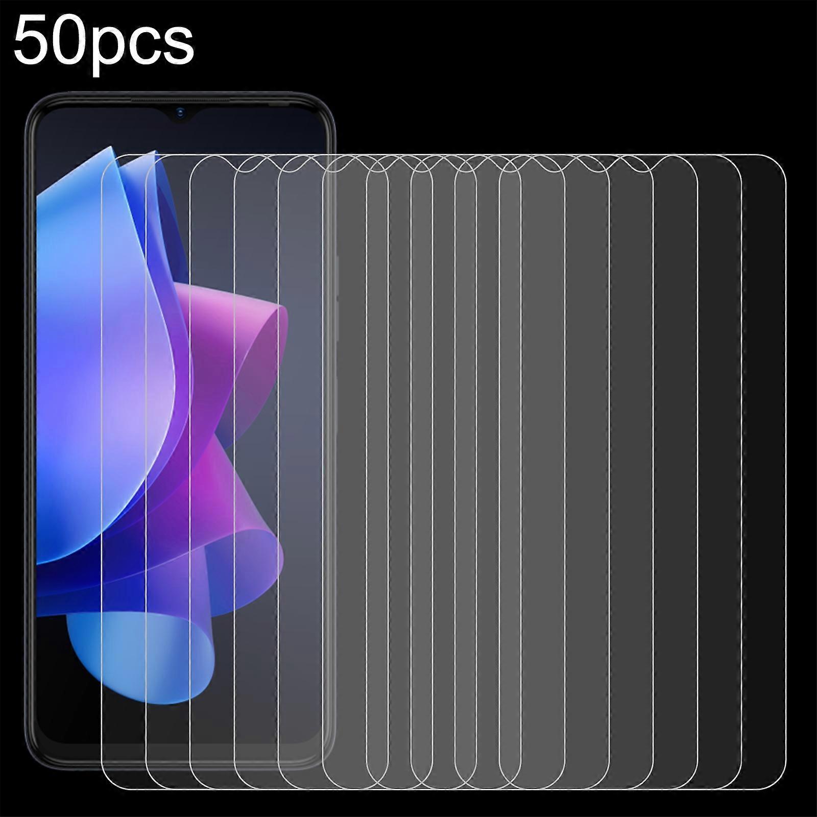 Für Tecno Spark 10 50 Stück 0,26 mm 9H 2,5D gehärtete Glasfolie für Tecno Spark 10 (50 Stück)
