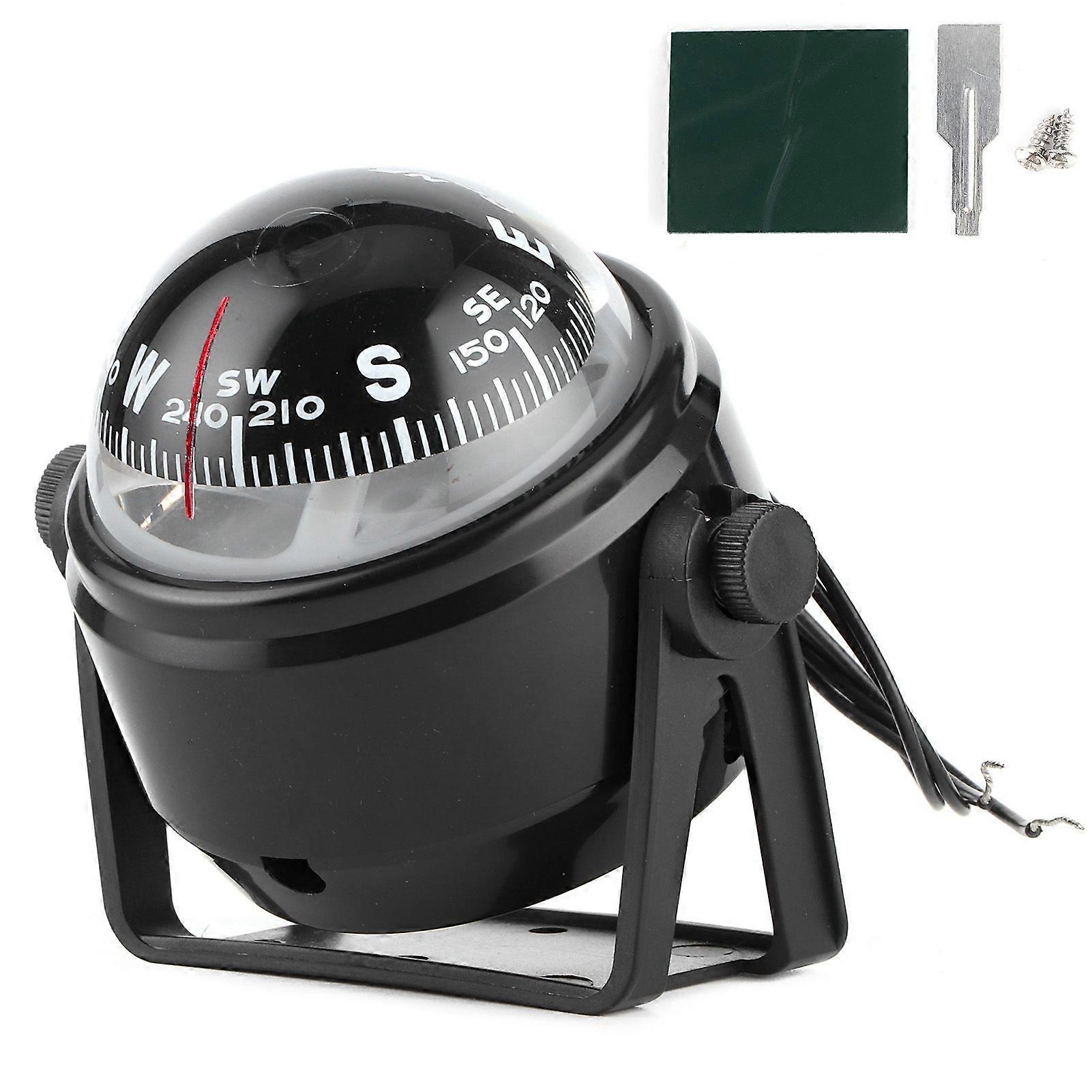 12V LED marine digital compass for boat navigation