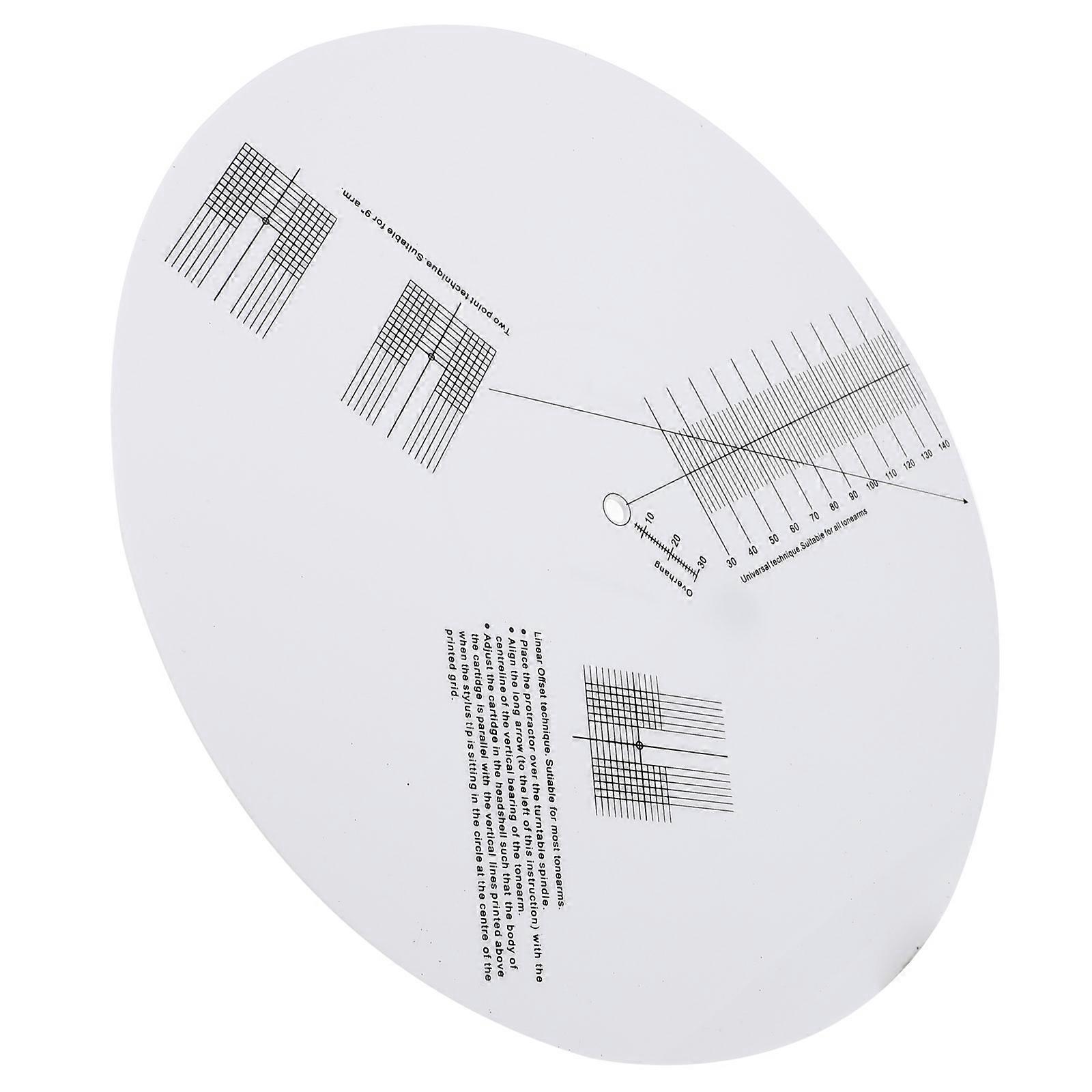 Ruler Calibration Tool for Vinyl Recorder Sliding Plate – Accurate Speed Detection & Stylus Alignment for