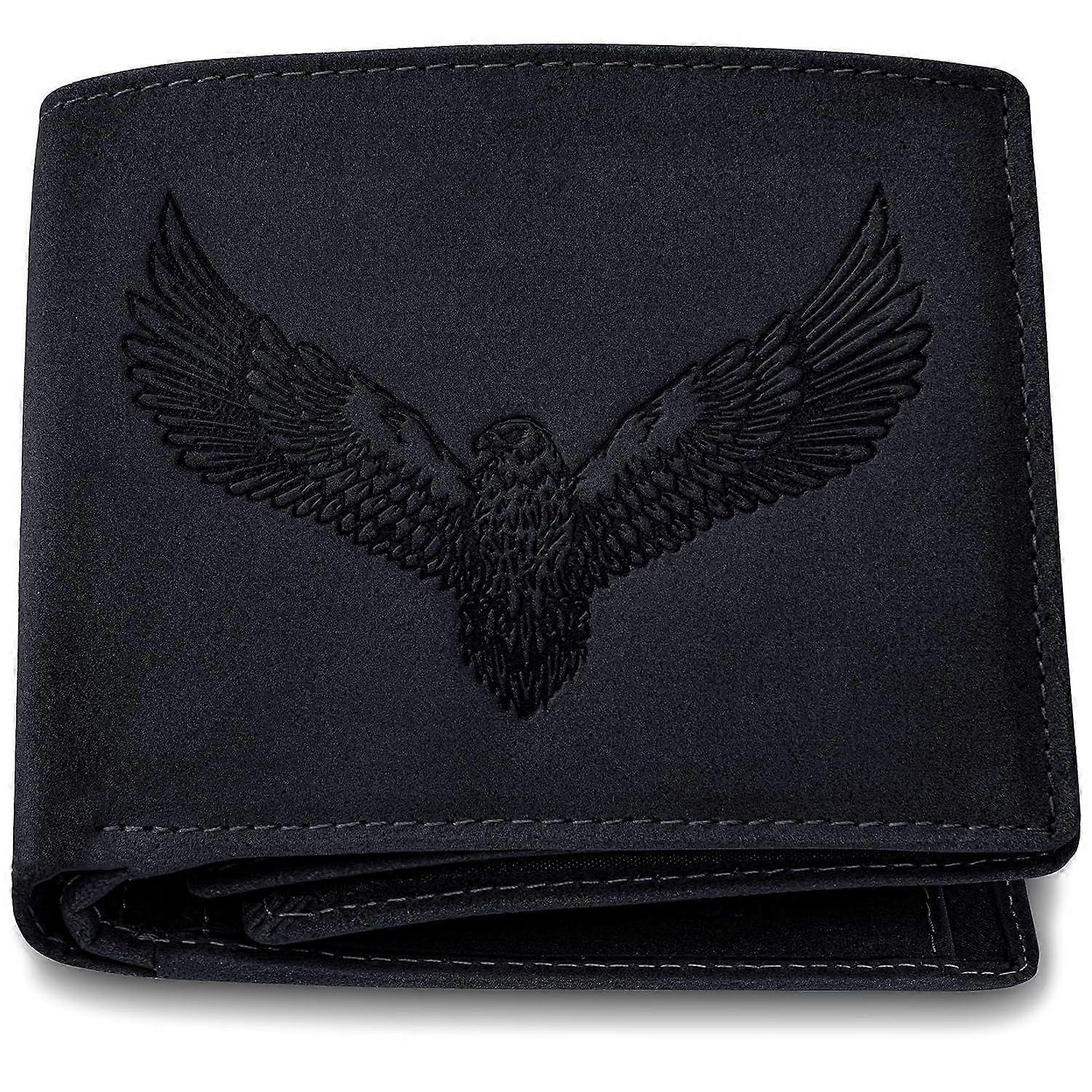 Zeus Vintage Black Leather Wallet for Men