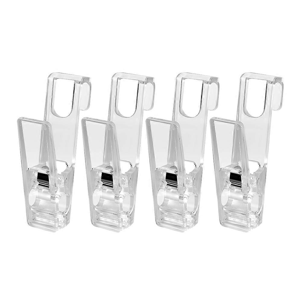 Laundry Hooks with Clips for Home Use Versatile and Material Transparent Pieces