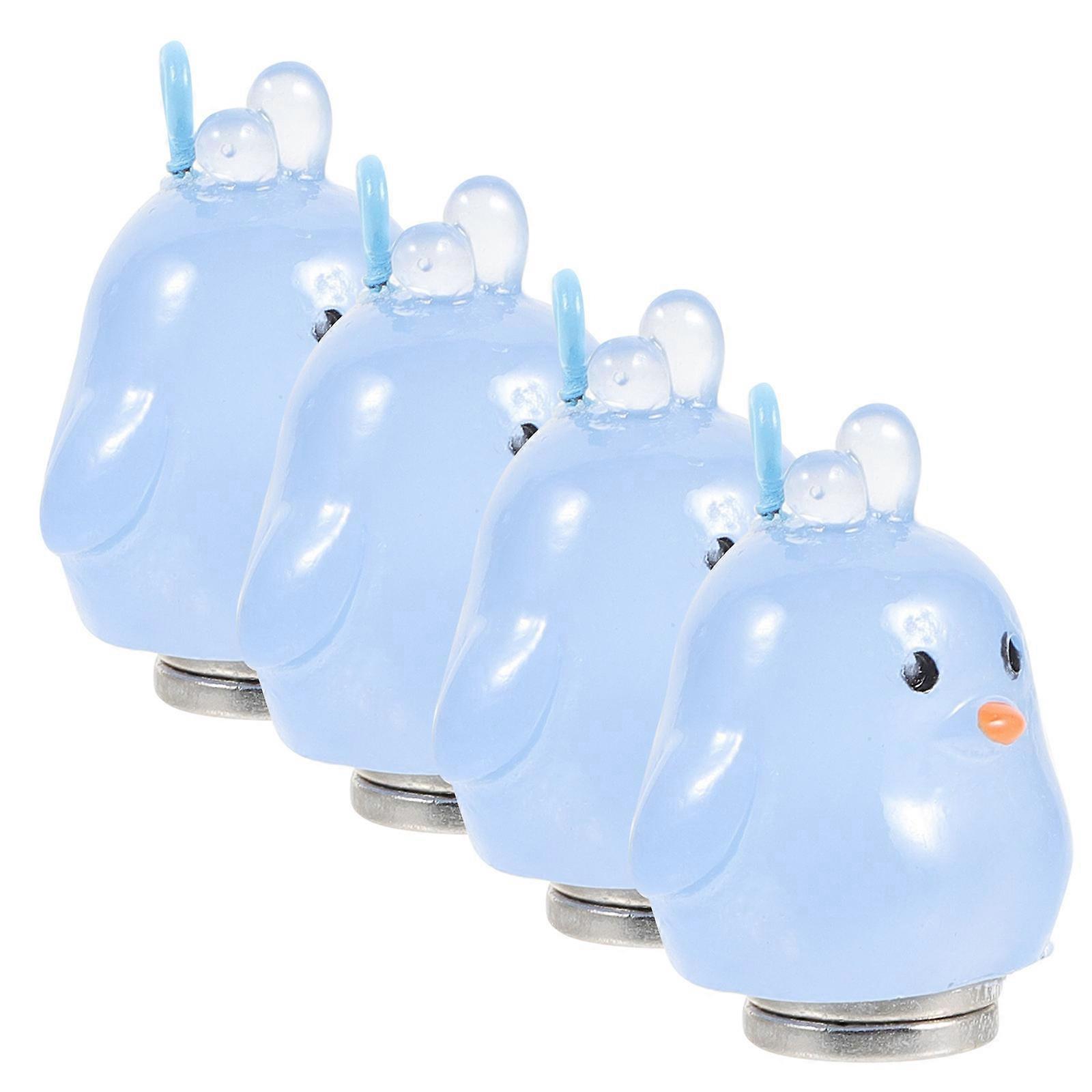 Night Glow Tool 4Pcs Diamond Drawing Fixator Designed For Resin Ornaments And DIY Tools With Cartoon Animal Shape
