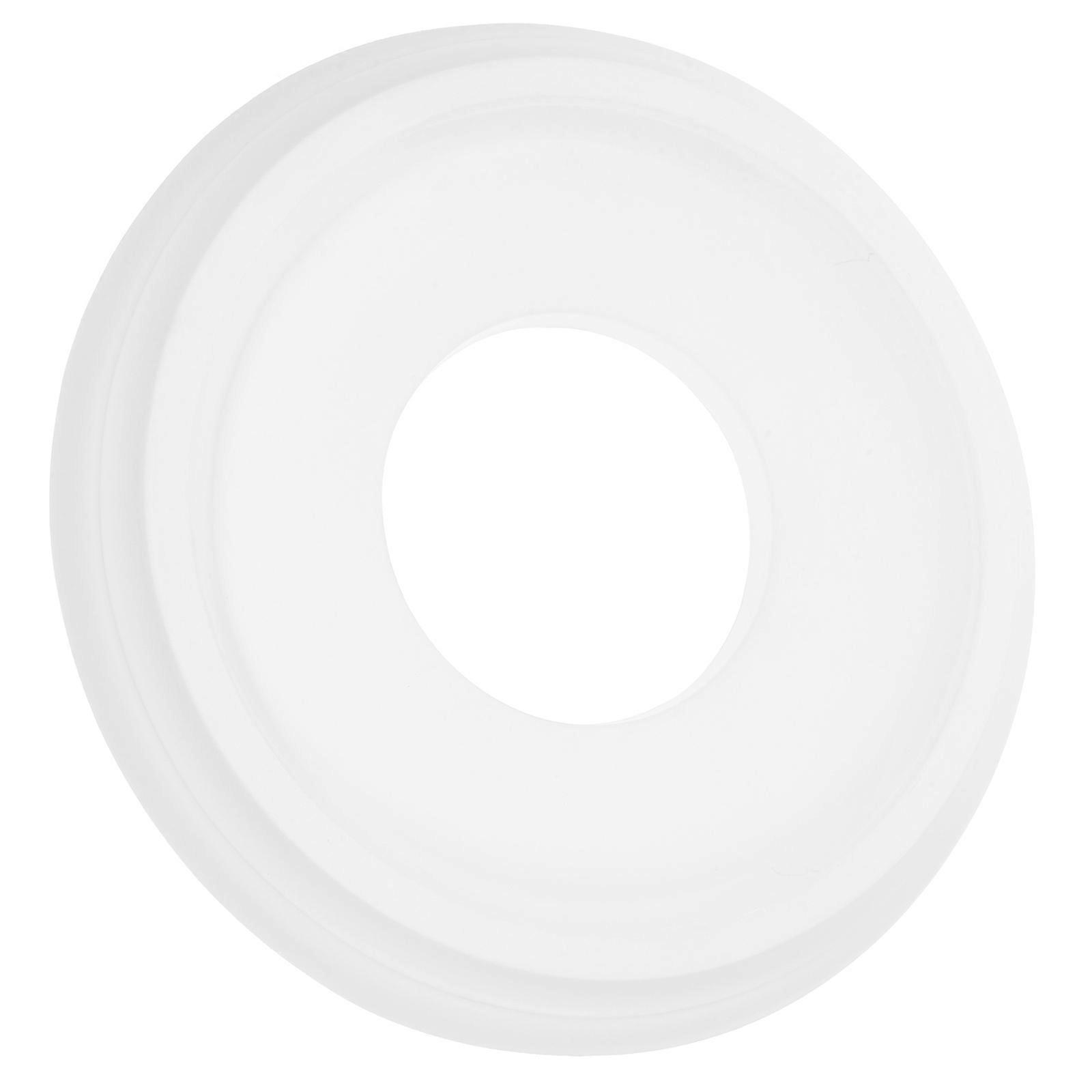 Ceiling Lamp Cover Plate for Home Use Classic Design White PU Material Fits Various Lights 6.5