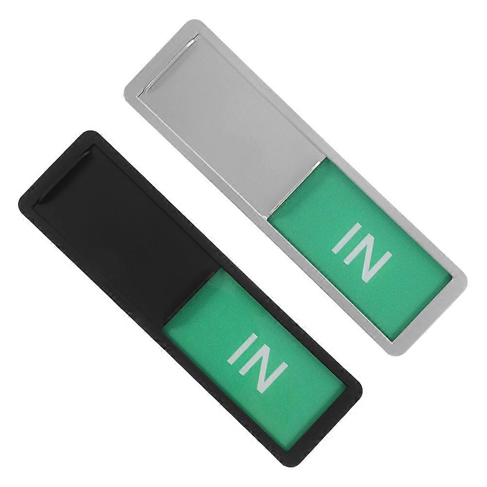 2Pack Office Door Sign Sliding Sign Room Status Display For Public Facilities Enhancement