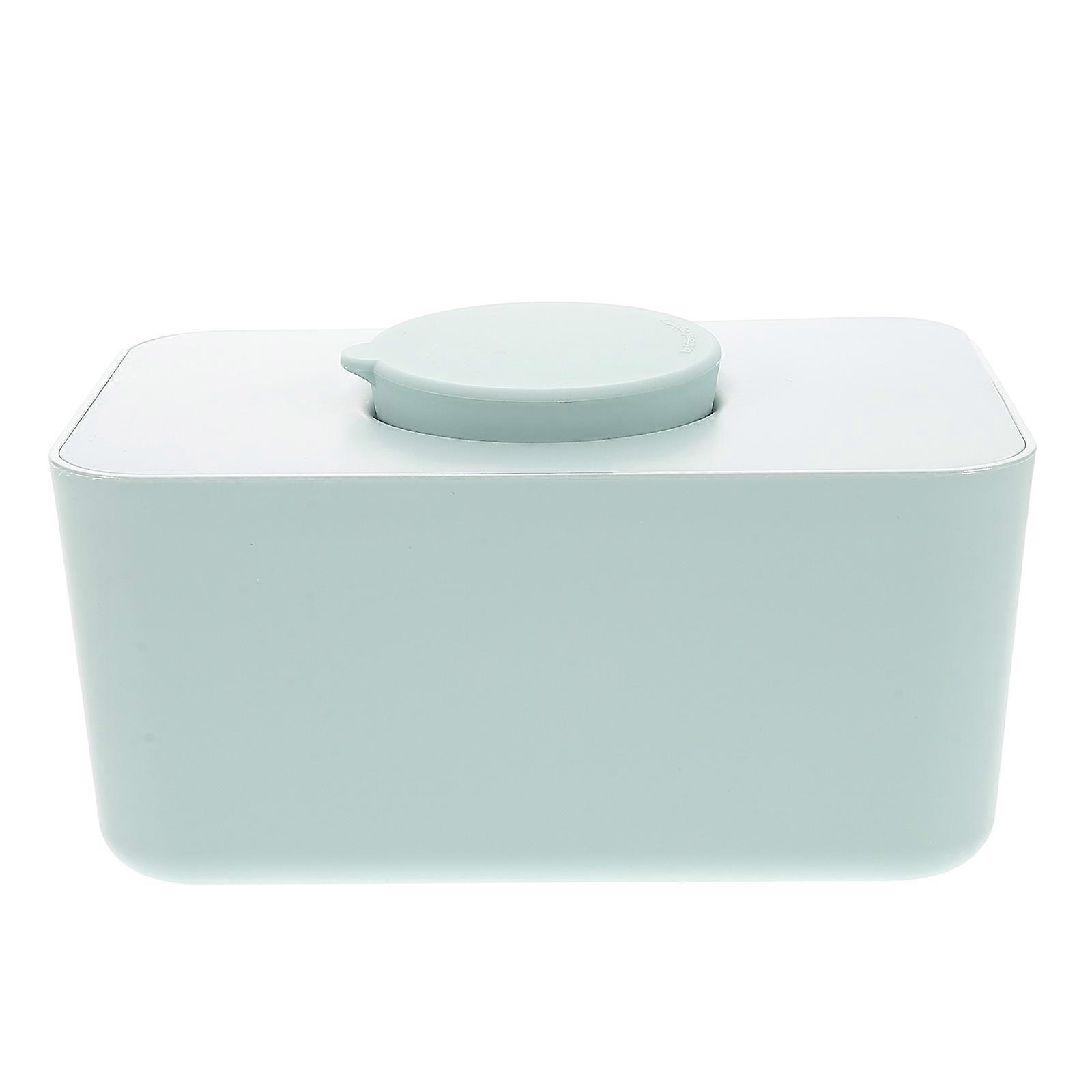 Stylish Portable Wipes Dispenser with Sealed Lid – Reusable Wet Tissue Holder for Home and Car Use – Compact and Convenient Storage Access