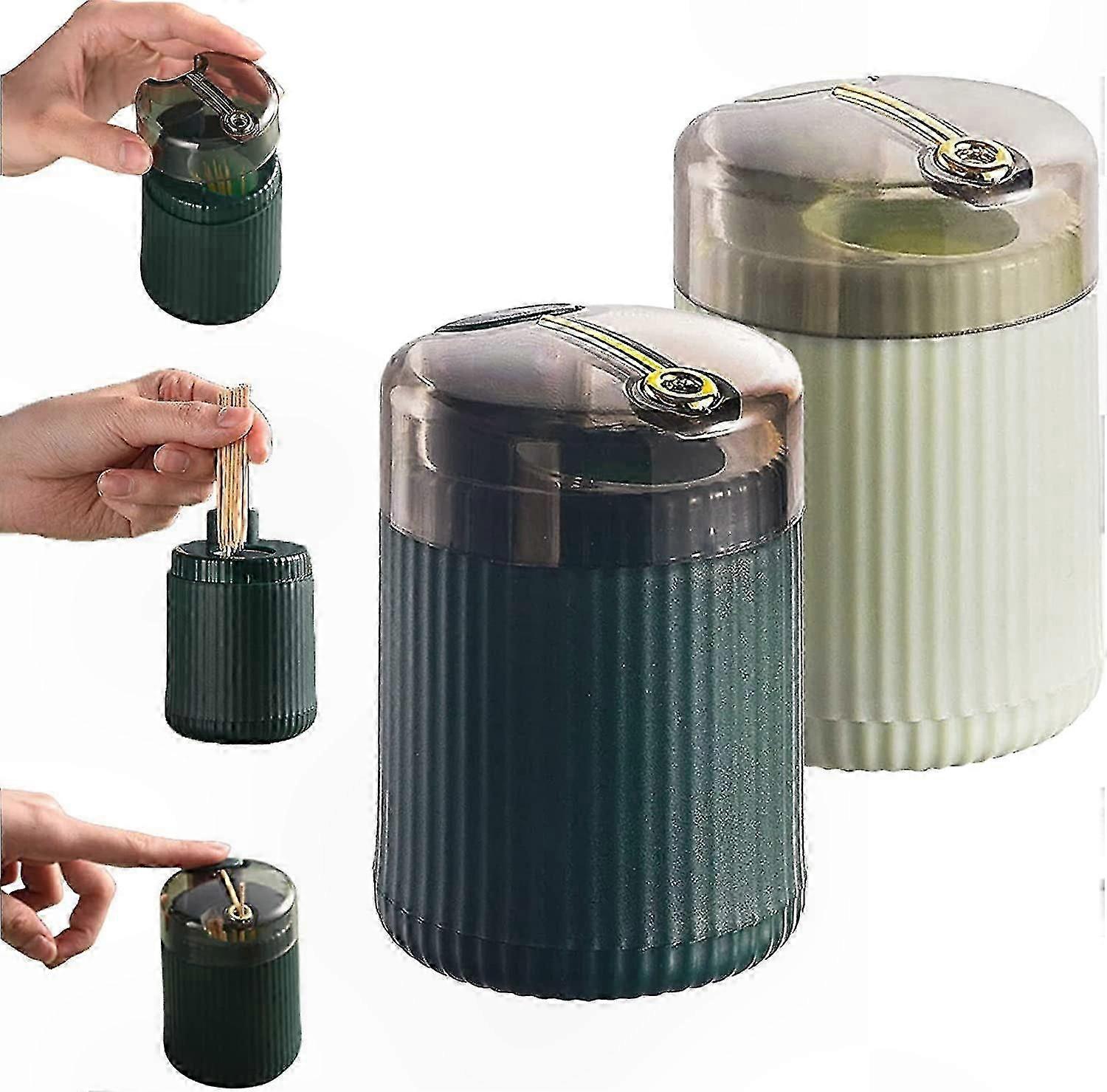 Automatic Toothpick Dispenser with Pop-Up Functionality for Easy Access and Convenient Use in Kitchens or Restaurants