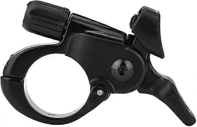 Mountain bike suspension fork remote lock lever