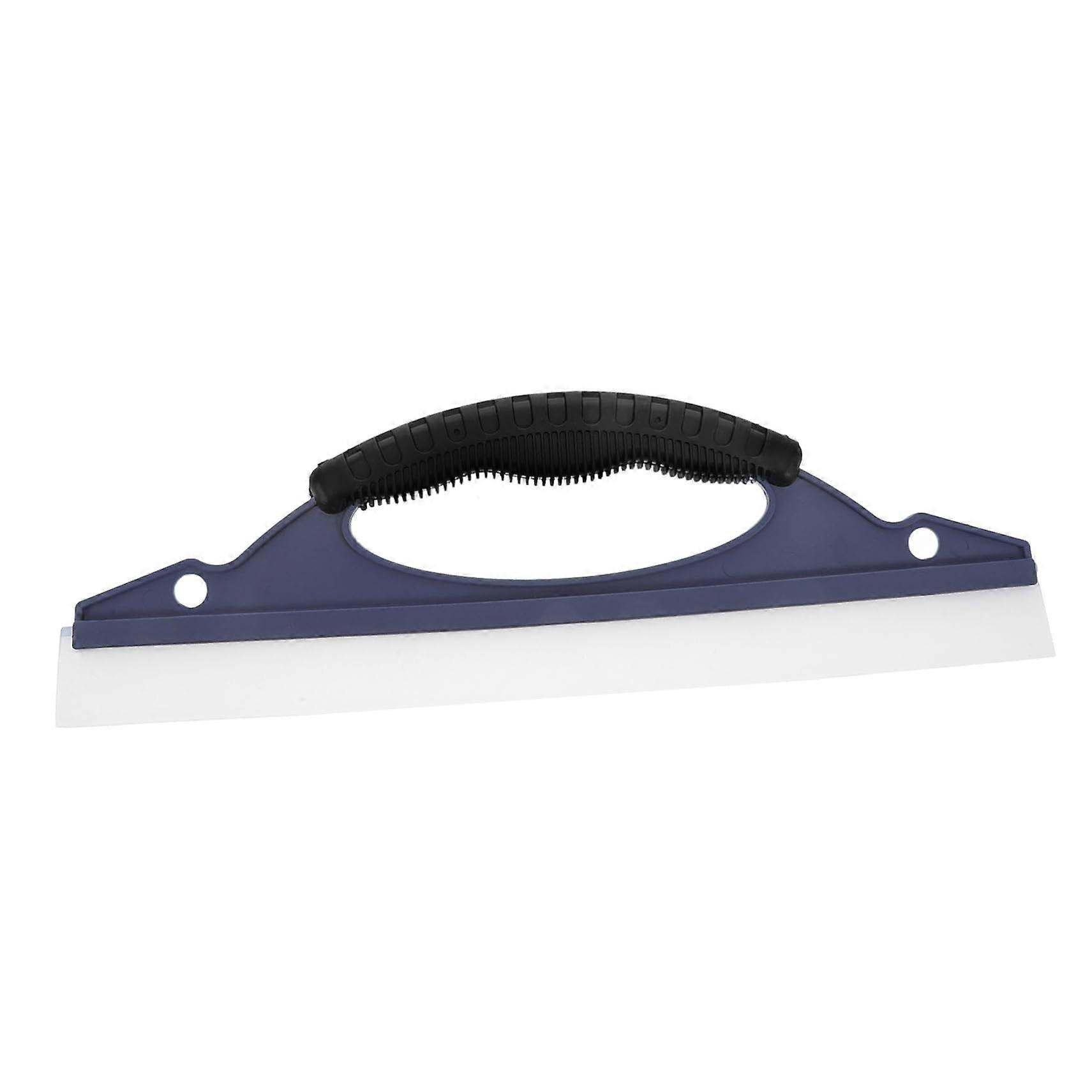 Multifunctional windshield scraper made of durable silicone for window cleaning and snow removal, easy to use.