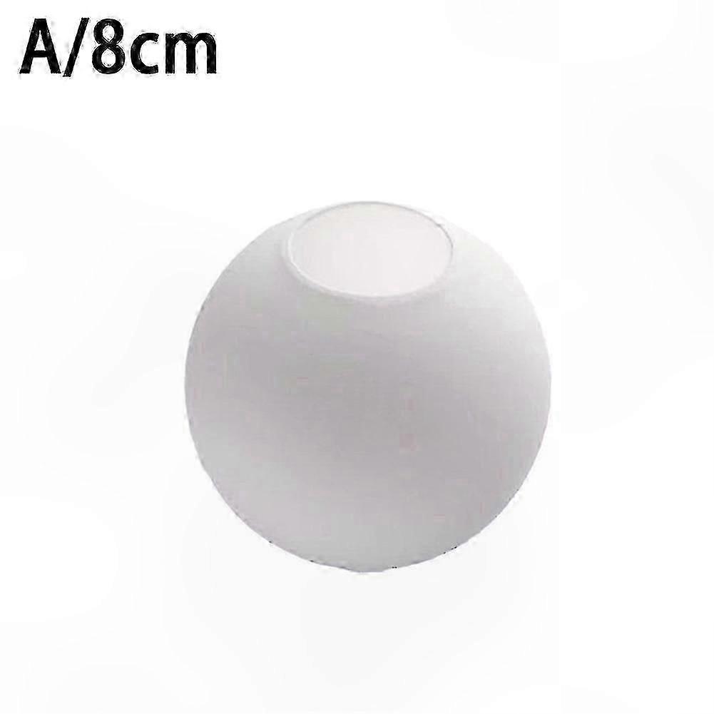 White Matte Glass Globe Shade for Chandeliers