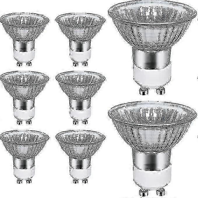 GU10 50W ハロゲン スポットライト電球 8 パック 700LM 3000K ウォームホワイト 220-240V