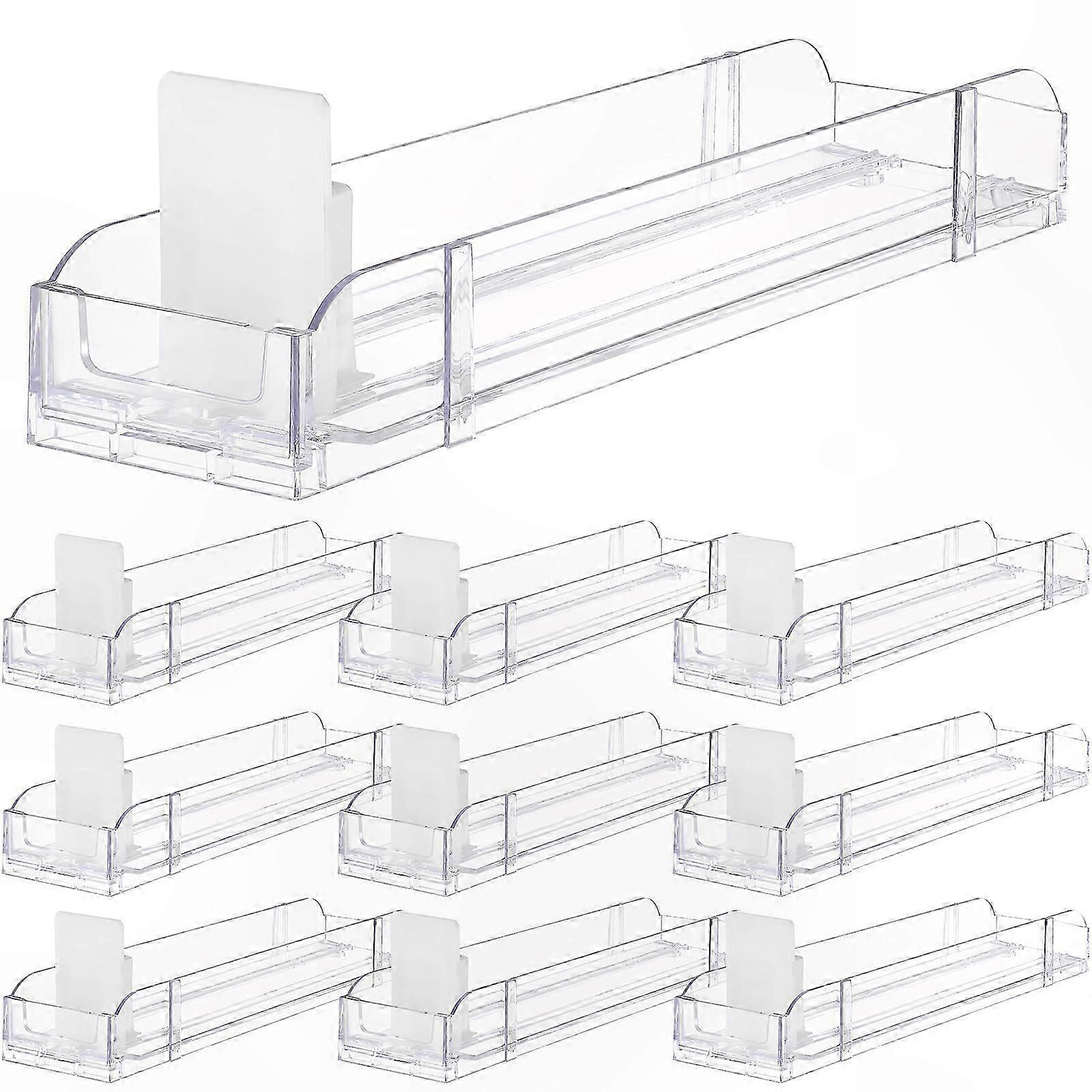 Acrylic Automatic Cigarette Display Rack Set of 10 for Retail Showcases