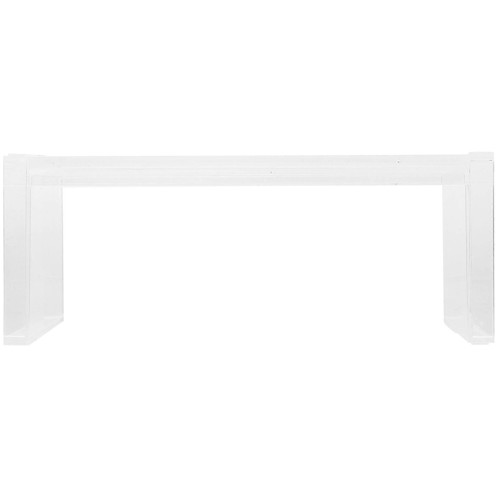 Transparent Plastic Display Rack for Home Use Strong and Structure 7.87x5.12x6.3 Inches