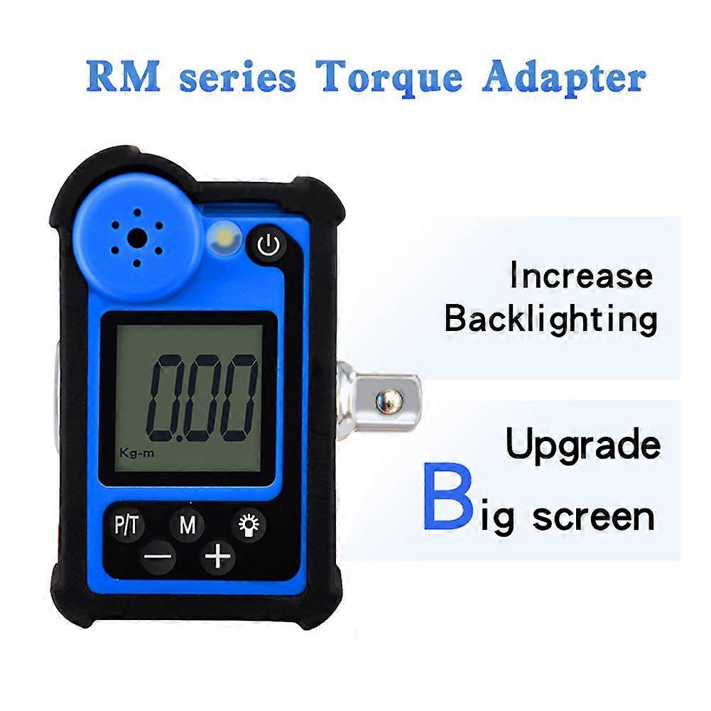 Portable Big Screen Digital Display Torque Meter Backlight Function Small Size Torsiometer Alarm Function LED Light
