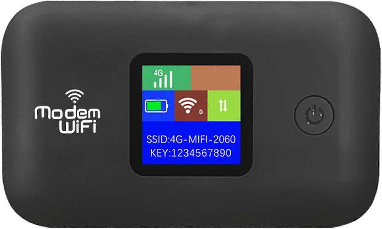 2025 Latest Model 4G LTE Wi Fi Mobile Hotspot, Portable Wi Fi Hotspot for Travel, 10 Connected Devices, Cordless Internet Router Devices w