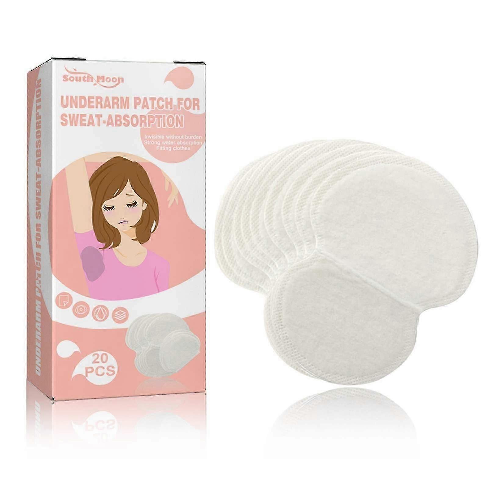 Underarm Sweat Pads, Armpit Sweat Pads for Women Men, Fight Hyperhidrosis, Disposable Underarm Sweat Pads, Comfortable, Non Visible, Extra Adhesive