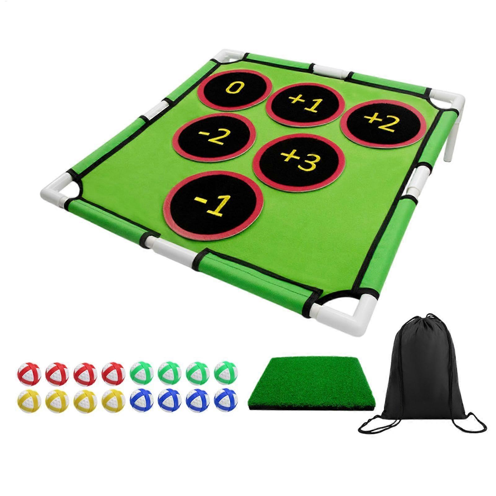 Golf Chipping Net for Indoor and Outdoor Practice, Portable Target, Adhesive Design, Chipping Game for Home Use