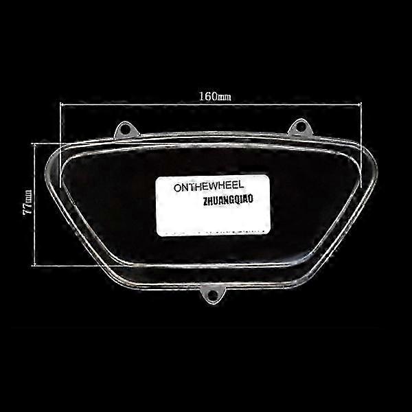 New Motorcycle Speedometer Tachometer Dashboard Instrument Glass Pl...