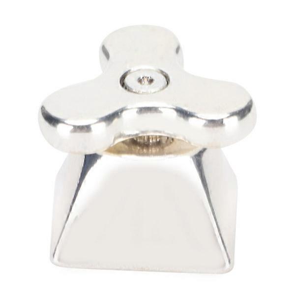 Aluminum Alloy Rotating Keyboard Knob Novelty Special Shape Universal Mechanical Keyboard Accessory Clover Silver