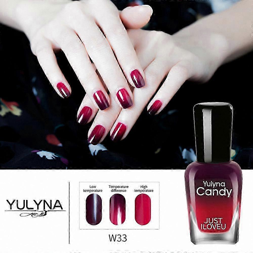 Temperature-Sensitive Nail Polish with Gradient Effect, 7ml, Waterproof & Quick-Drying Formula