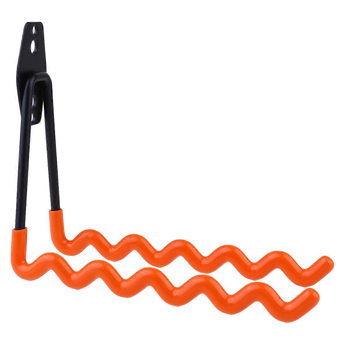 Heavy Duty Metal Hook Hanger for Garage Warehouse Balcony Home Storage Solution Orange 1Set