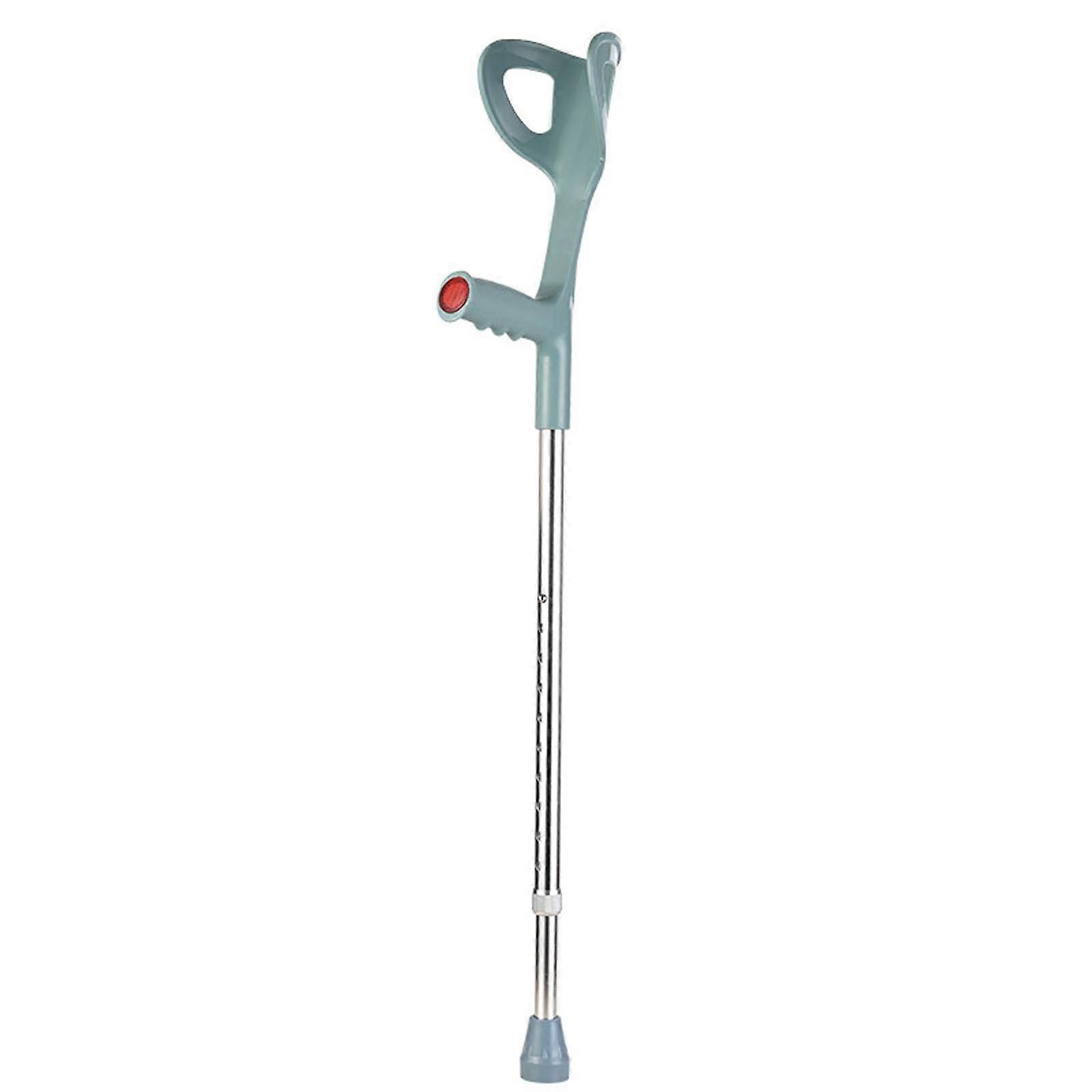 Walking Cane Lightweight Aluminum Foldable Forearm Crutch Height Adjustable Ergonomic Handle Comfortable Grip